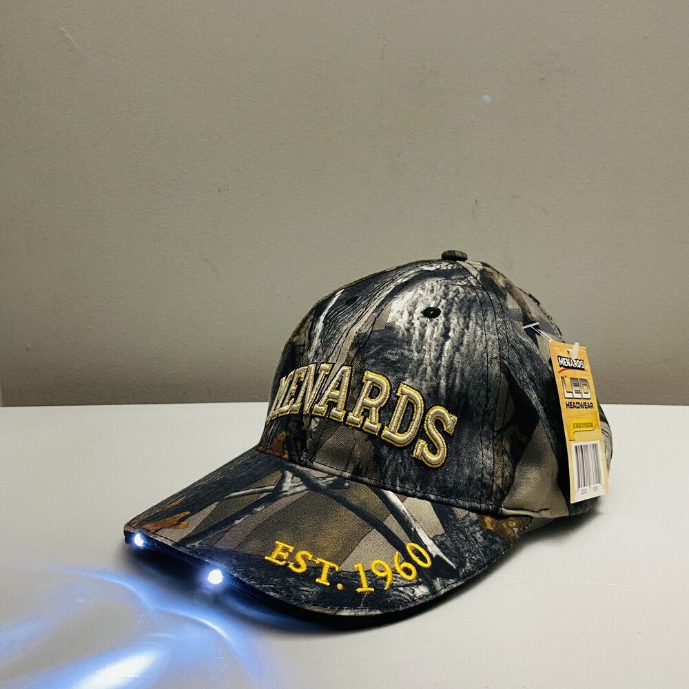 MENARDS True Timber Camouflage Men's Ball Cap Hat with LED Lighting One Size NWT